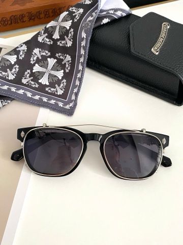 KÍNH MÁT UNISEX CHRO* CLIP-ON SANG TRỌNG FORM VUÔNG THANH LỊCH