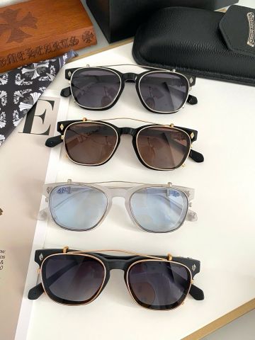 KÍNH MÁT UNISEX CHRO* CLIP-ON SANG TRỌNG FORM VUÔNG THANH LỊCH