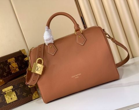 TÚI XÁCH NAM NỮ L V SPEEDY SOFT 30 LOW KEY FULL DA BÊ HẠT PHOM GỐI MỀM