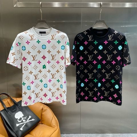 Áo phông nam nữ L*V  Monogram Color Splash