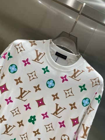 Áo phông nam nữ L*V  Monogram Color Splash