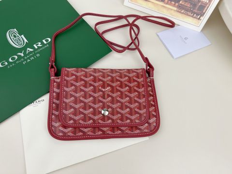 TÚI XÁCH UNISEX Goyard* PLUMET ENVELOPE – CANVAS MONOGRAM, VIỀN DA NÂU, SIÊU NHẸ 3 NGĂN GỌN GÀNG