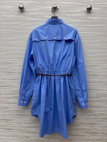 VÁY SƠ MI NỮ MM THẮT EO TÔN DÁNG – DÁNG DÀI THANH LỊCH