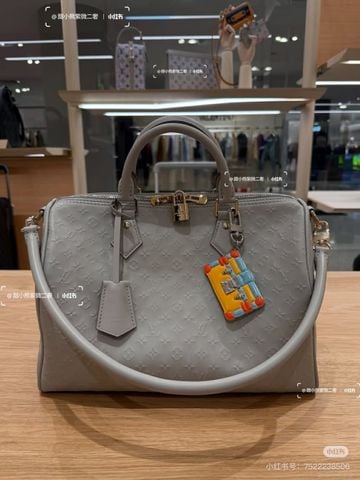 TÚI XÁCH NAM NỮ L V SPEEDY SOFT 30 MINIGRAM BOLD DẬP NỔI CHARM PETITE MALLE