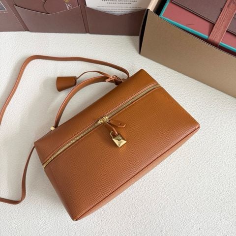TÚI XÁCH NỮ LP EXTRA BAG L27 VÂN NƯỚC NÂU CARAMEL THANH LỊCH