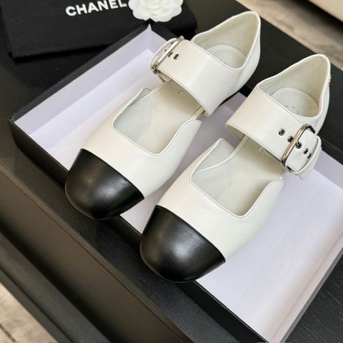 GIÀY MARY JANE NỮ CN QUAI NGANG CỔ ĐIỂN – KHÓA DOUBLE C TINH XẢO, GÓT 1CM