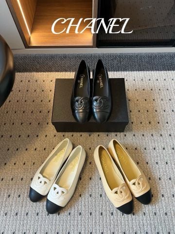 GIÀY BỆT NỮ C N DOUBLE C CAP-TOE – DA CỪU MỀM MỊN