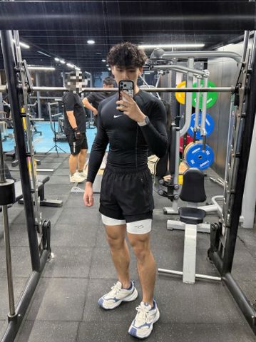 QUẦN SHORT THỂ THAO NAM NỮ B L C G  – TECHNICAL LAYERED TRAINING SHORTS, VẢI NHANH KHÔ THỂ THAO