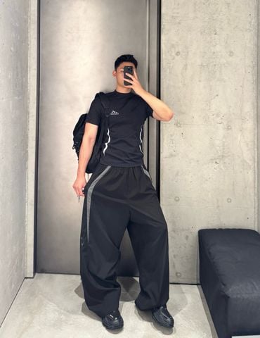 ÁO THUN NAM NỮ B L TECHNICAL QUICK-DRY SIDE PANEL TEE – PHOM THỂ THAO HIỆN ĐẠI, VẢI KỸ THUẬT MỊN LÌ