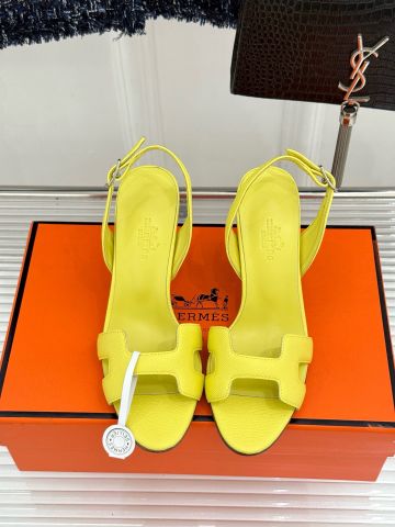 SANDAL CAO GÓT NỮ H M DÁNG SLINGBACK H-CUT GÓT 9CM