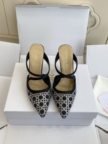 GIÀY CAO GÓT NỮ DR MESH CANNAGE ĐÍNH ĐÁ LẤP LÁNH CAPTURE MŨI NHỌN NỔI BẬT SANG TRỌNG