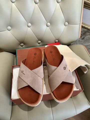 DÉP NAM L P CROSS-STRAP SUEDE LEATHER ĐẾ 3CM – FORM SUMMER LUXURY RELAXED