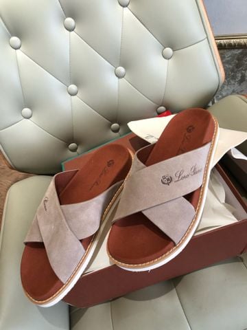 DÉP NAM L P CROSS-STRAP SUEDE LEATHER ĐẾ 3CM – FORM SUMMER LUXURY RELAXED