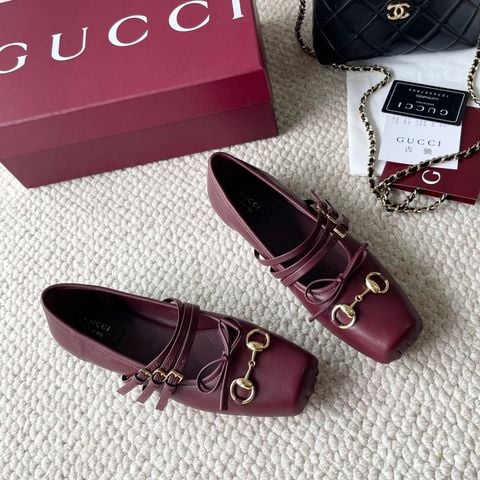 GIÀY BÚP BÊ NỮ GC HORSEBIT RUNWAY GG CANVAS & DA BÊ