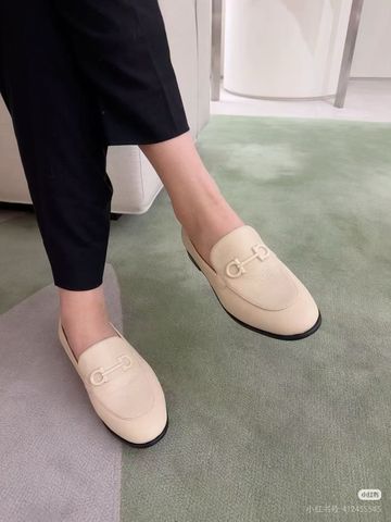 GIÀY LOAFER NỮ F G GANCINI DA HƯƠU VÂN TỰ NHIÊN – GÓT 1.5CM