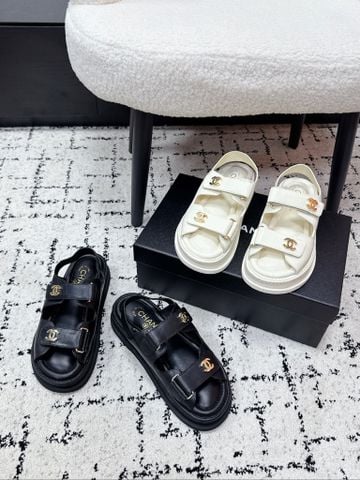 SANDAL NỮ CN DÒNG DAD SANDALS QUAI DÁN DOUBLE C ĐẾ DÀY ÊM ÁI