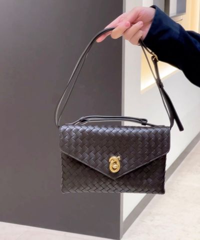 TÚI XÁCH NỮ BV KNOT LOCK DÁNG FLAP INTRECCIATO KHÓA XOAY BIỂU TƯỢNG THANH LỊCH ĐẲNG CẤP CHẤT LƯỢNG THƯỢNG HẠNG