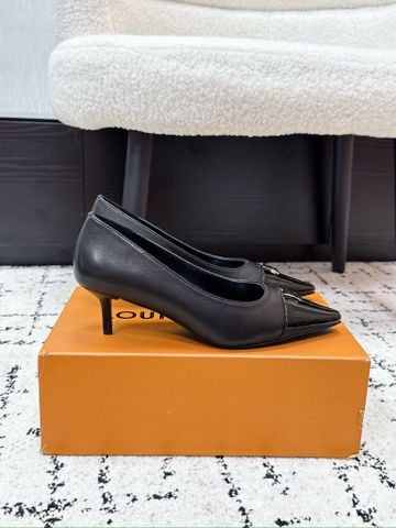 GIÀY CAO GÓT NỮ L V DÒNG GALA PUMP MŨI NHỌN GÓT NHỌN 10.5CM DA BÓNG THANH LỊCH
