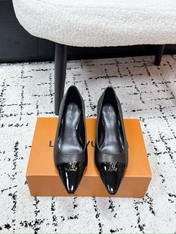 GIÀY CAO GÓT NỮ L V DÒNG GALA PUMP MŨI NHỌN GÓT NHỌN 10.5CM DA BÓNG THANH LỊCH