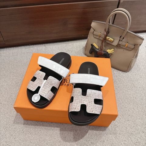 DÉP CHYPRE NAM NỮ H M – TECHNO-SANDAL H-CUT PHỐI VÂN CÁ SẤU, ĐẾ TPU CHỐNG TRƯỢT