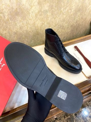 GIÀY BOOT NAM SALVATOR*E BROGUE CỔ CAO – LIMITED EDITION