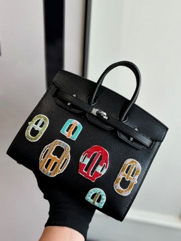 TÚI XÁCH NAM NỮ H M BIRKIN 20 PHIÊN BẢN GIỚI HẠN ĐÍNH HẠT THỦ CÔNG