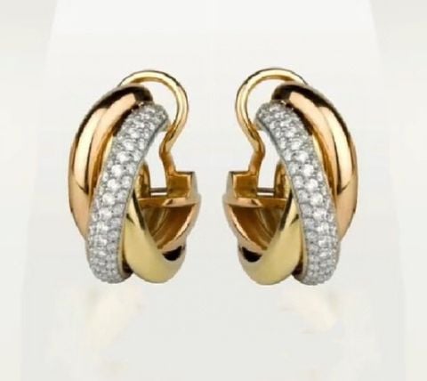 Bông tai nữ Cartier* hoàng gia cổ điển