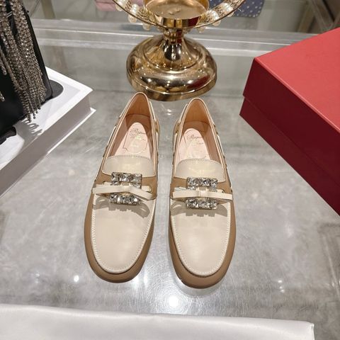 GIÀY LOAFER NỮ RV NƠ KHÓA KIM LOẠI PHOM THANH LỊCH GẬP GÓT LINH HOẠT