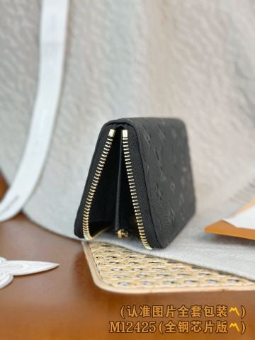 VÍ NỮ LV MARGOT WALLET MONOGRAM EMPREINTE DA BÒ DẬP NỔI PHOM ZIP AROUND SANG TRỌNG