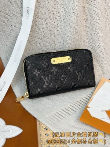 VÍ NỮ LV MARGOT WALLET MONOGRAM EMPREINTE DA BÒ DẬP NỔI PHOM ZIP AROUND SANG TRỌNG