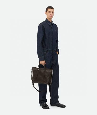 Túi xách nam BV* đan thủ công 35cm