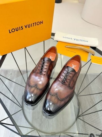 GIÀY NAM L*V OXFORD CROCO PATINA NGHỆ THUẬT LIMITED EDITION