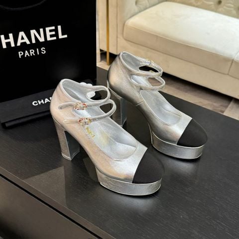 Giày cao gót CHNEL* * – Platform Mary-Jane  11cm