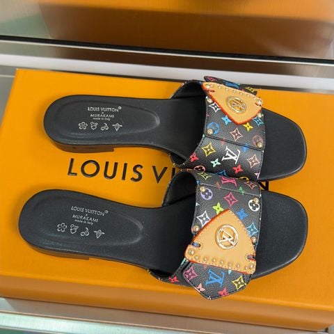 DÉP NỮ L V DÒNG 6AM MONOGRAM PHỐI ĐINH TÁN KIM LOẠI, QUAI BẢN LỚN SANG TRỌNG