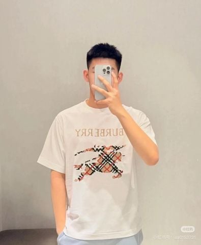 Áo phông nam BURBERR*Y