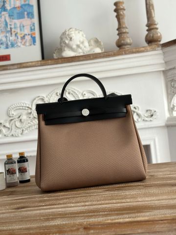 Túi xách nữ Herme*s Herbag Canvas-Da 31