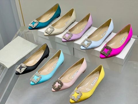 GIÀY BỆT MB LỤA SATIN CAO CẤP KHÓA ĐÁ SNOW CRYSTAL