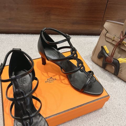 SANDAL CAO GÓT NỮ H M MAGIC 70/105 – DA BÊ SWIFT PHỐI SUEDE, QUAI CAGE MẮT XÍCH SCULPTURAL, GÓT 7CM & 10.5CM