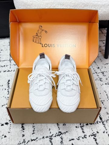 GIÀY SNEAKERINA NỮ L V DÁNG BALLERINA THỂ THAO DA BÒ DỆT VÂN SACCHETTO SIÊU NHẸ