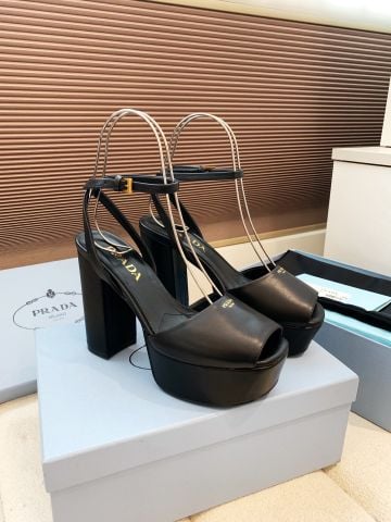 SANDAL CAO GÓT NỮ PRD QUAI MẢNH THANH THOÁT, GÓT TRỤ 12CM TÔN DÁNG