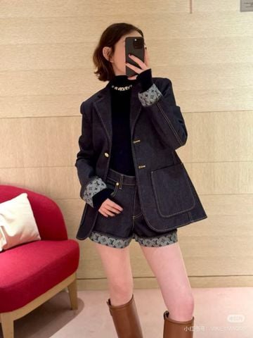 ÁO BLAZER NỮ L*V DENIM Monogram