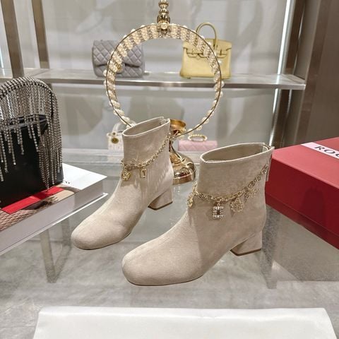 BOOT NỮ RV RANGERS ĐÍNH ĐÁ – GÓT VUÔNG ~4.5CM