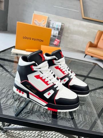 Giày Sneaker Nam L*V cao Cổ Phong Cách Streetwear Độc Đáo