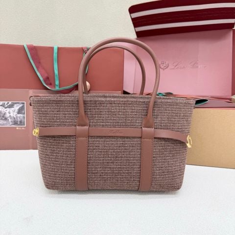 TÚI XÁCH NỮ LP GHIERA SHOPPER SMALL 28CM PHOM TOTE THANH LỊCH KHÓA GHIERA BIỂU TƯỢNG