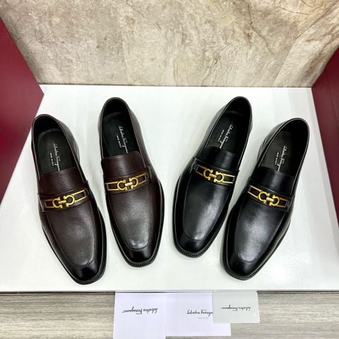 Giày nam Loafer SALVATOR*E  Gancini Da Bò Cao Cấp