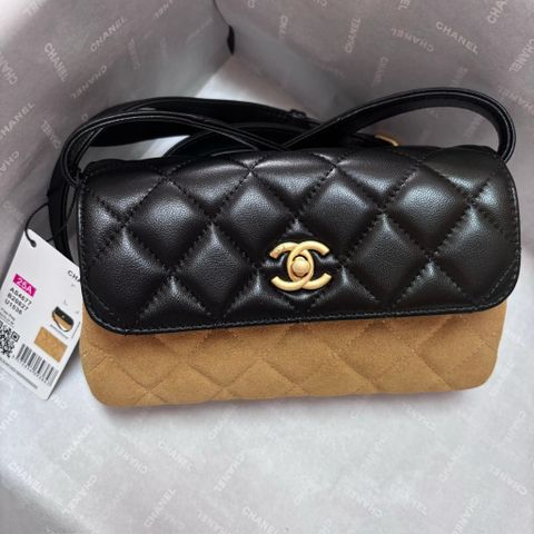 Túi xách nữ CHNEL*   Mini Flap Two-Tone –