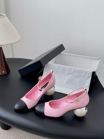 GIÀY NỮ MARY JANE CHAN* GÓT NGỌC TRAI KHỔNG LỒ