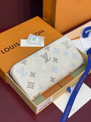 VÍ DÀI NAM L V ZIPPY WALLET HORIZONTAL MONOGRAM SHADOW DA BÊ