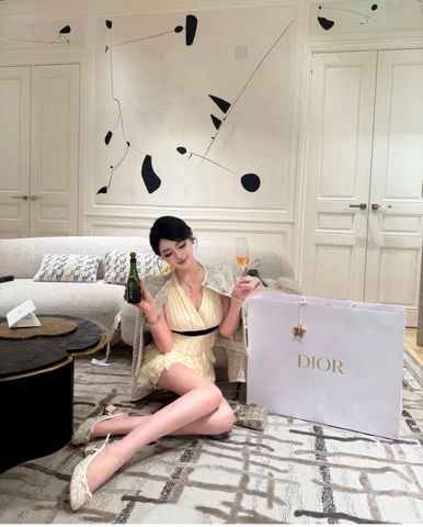 GIÀY SLINGBACK NỮ DR NƠ RUY BĂNG ĐÍNH NGỌC TRAI CD SANG MẢNH