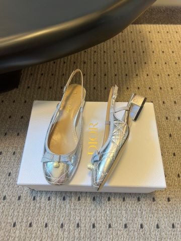 GIÀY BÚP BÊ NỮ DR SLINGBACK NƠ NGỌC TRAI CHẦN CANNAGE THANH LỊCH